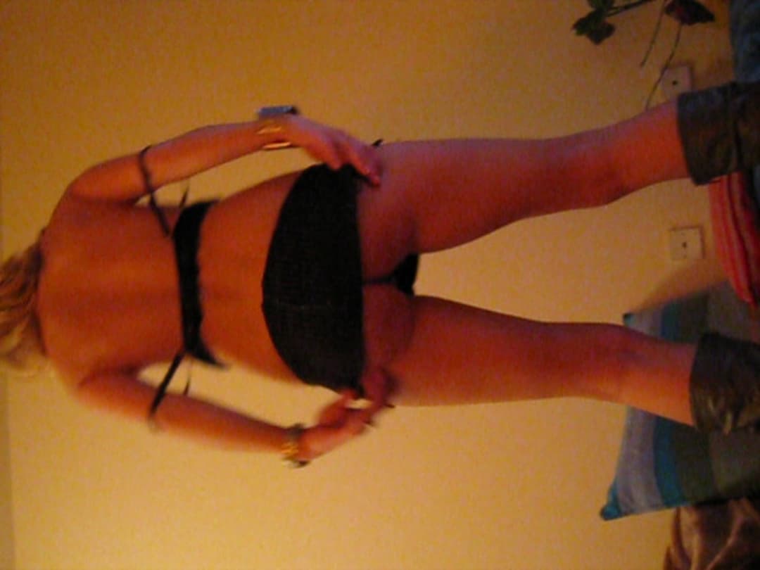 Horny teen blonde wife dancing hot