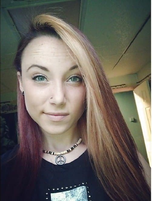 Hot redhead Betty May cam show and nude selfies