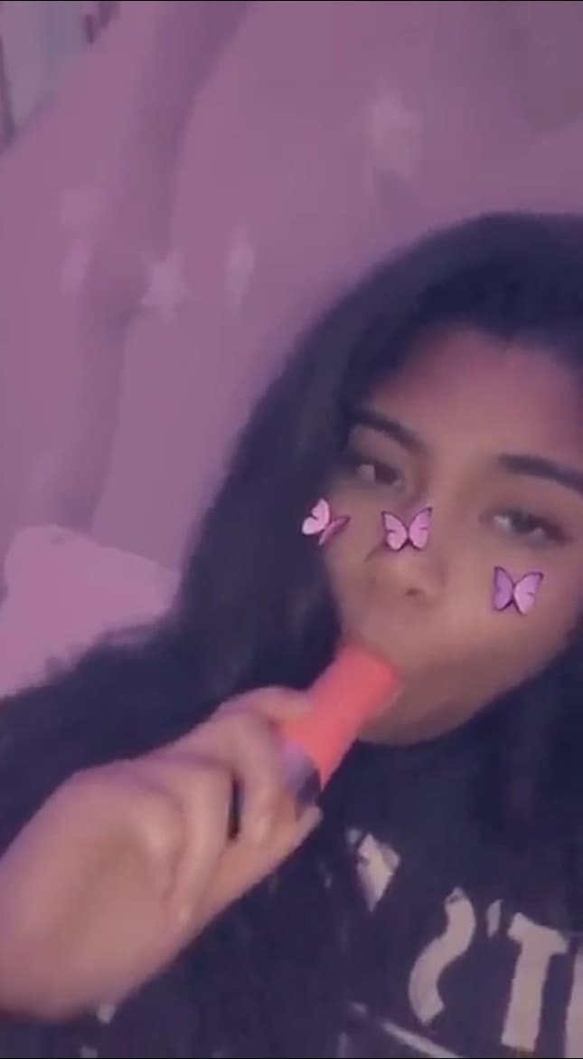 Drunk Asian whore fucking herself for her 18th birthday. Nice fucking teen chink tits too