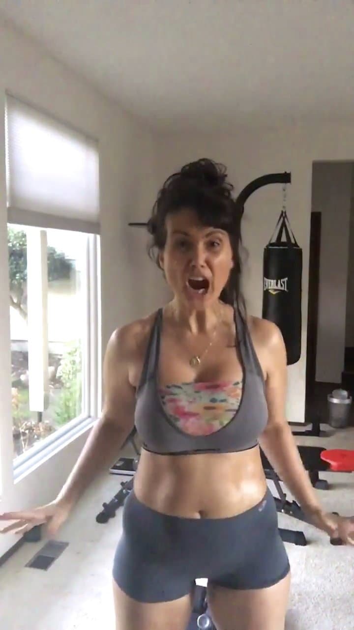 Best Friends mom sports bra