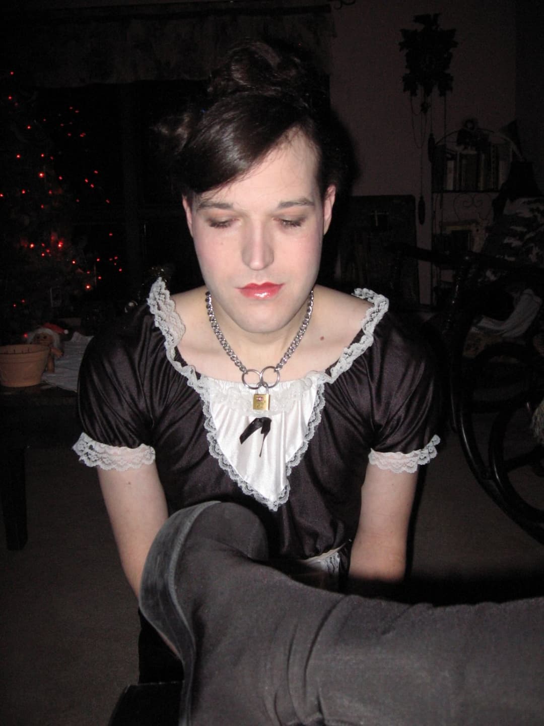 femdom gilf and her sissy xmas