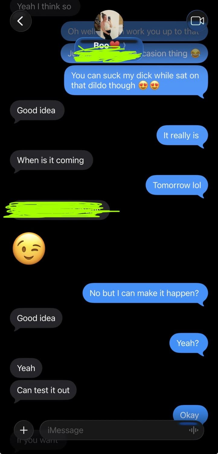 Wife reaction to 10.5 inch cock sleep t ele for vid LJ6808