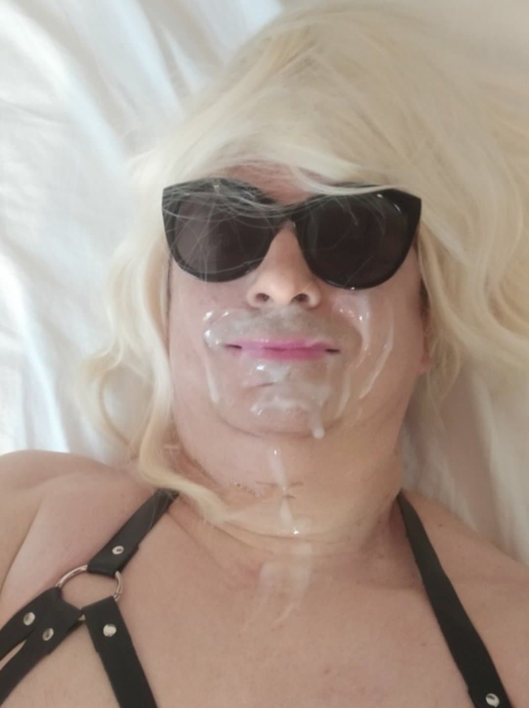 Sissy slut uses both holes to make men cum