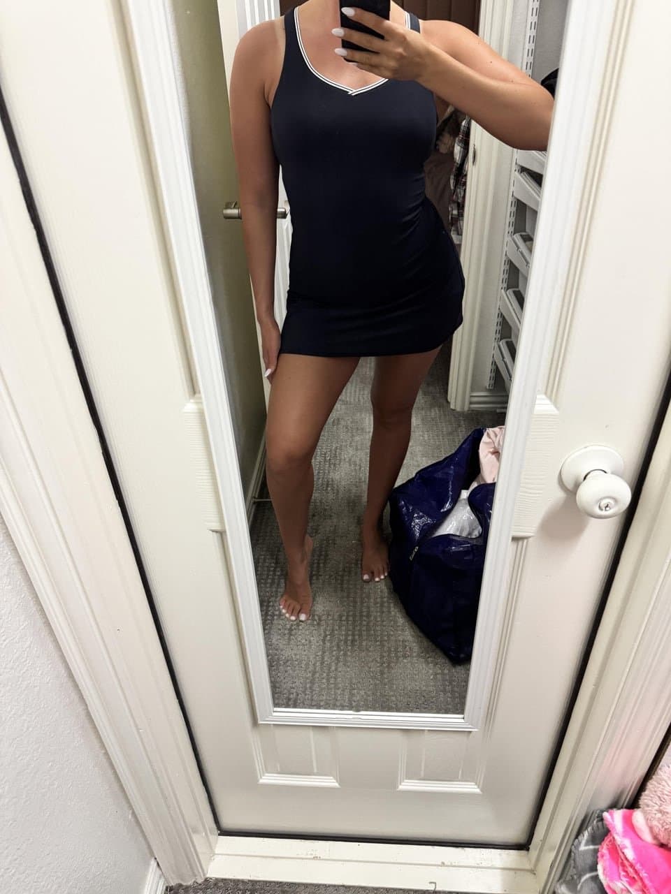 Arielle and her tan lines and pierced nipples