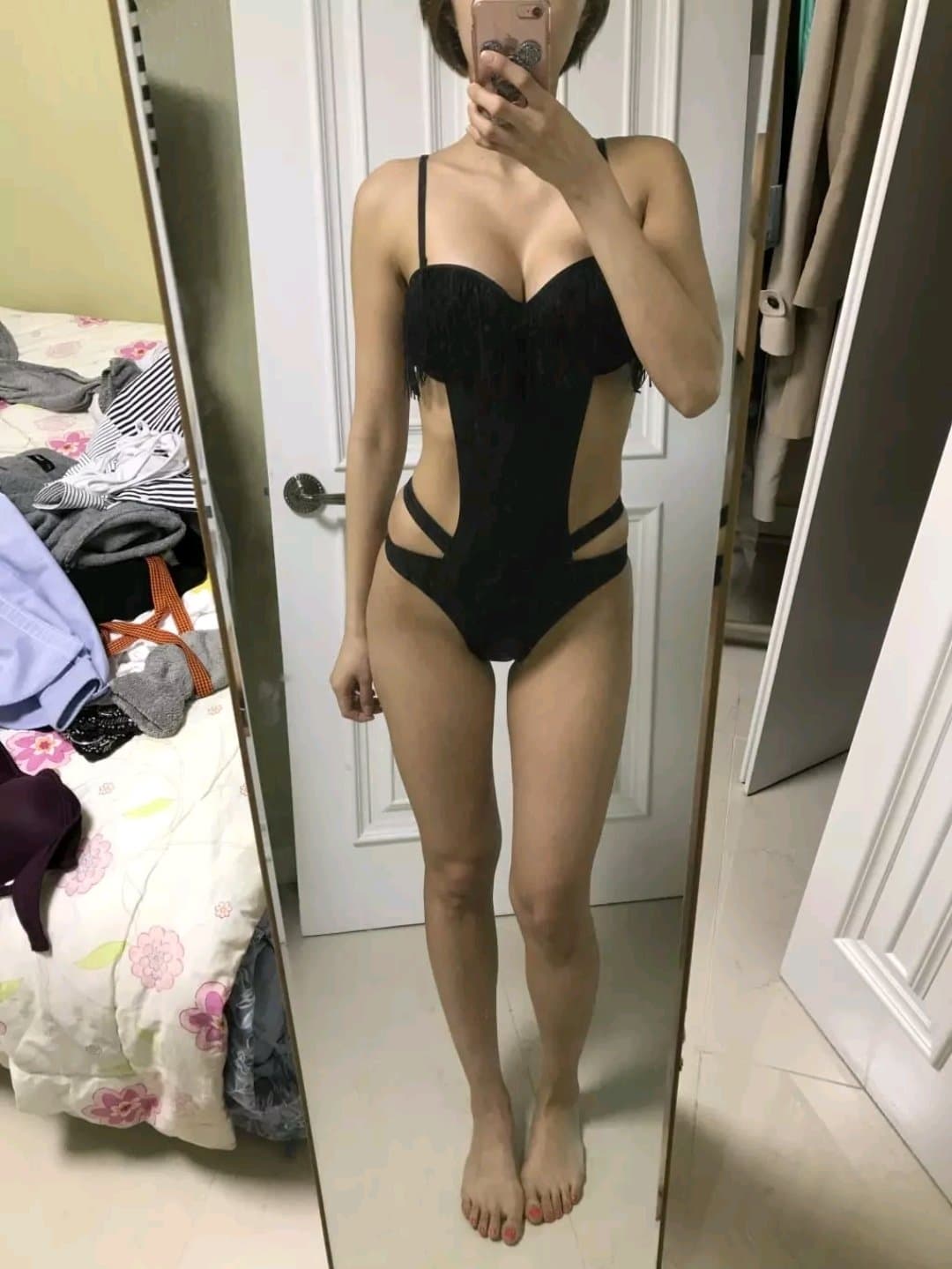 Asian amatuer bikini slut