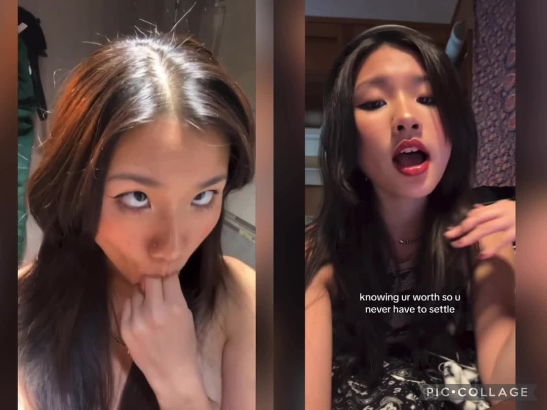 Barely Legal 18 Asian Teen TikTok Slut Leaked