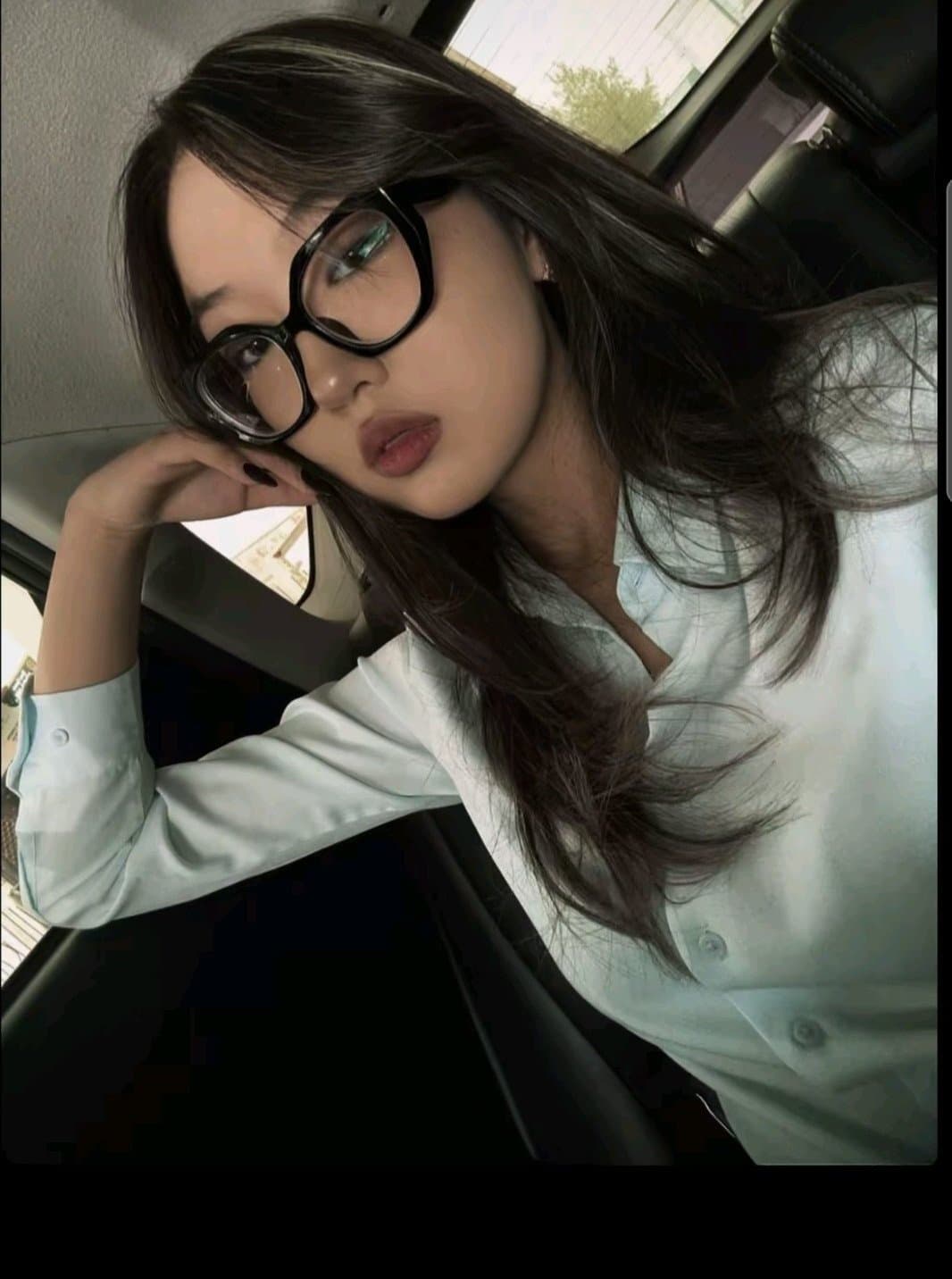 Asain slut wants you to cum on her tits or her face