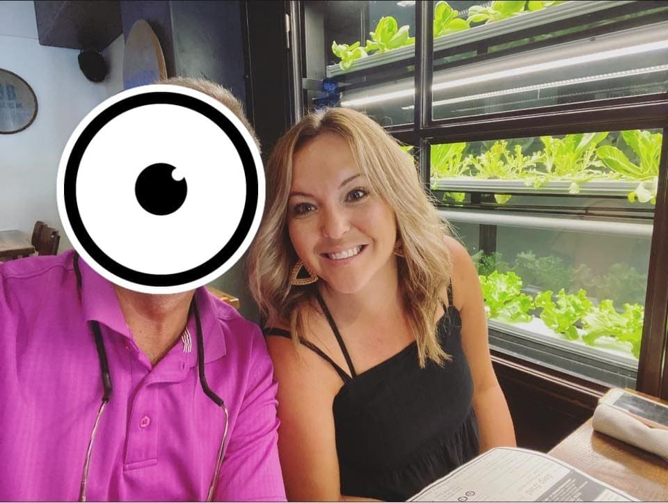 Spring breaker was happy to step out the car to show off her bee stings for G G W but not her trim