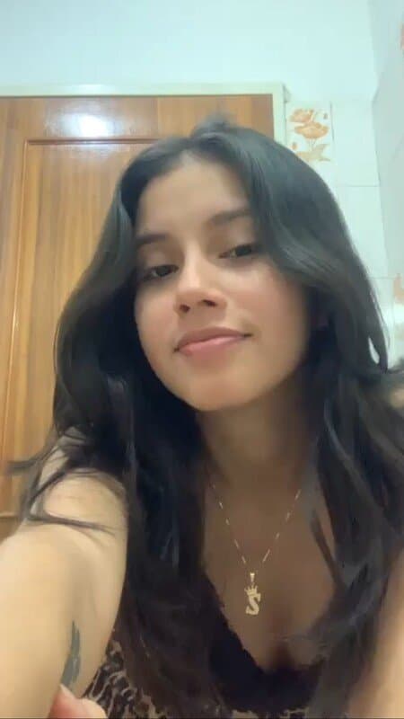 Perfect body busty girl undressing and fingering Indian NRI desi