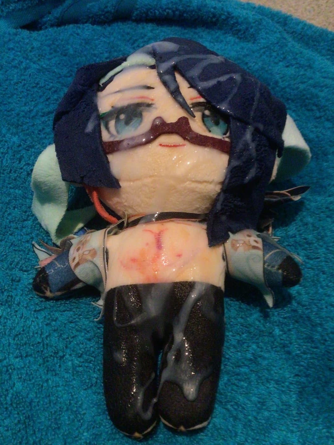 Cum on Xianyun Genshin doll, no clean