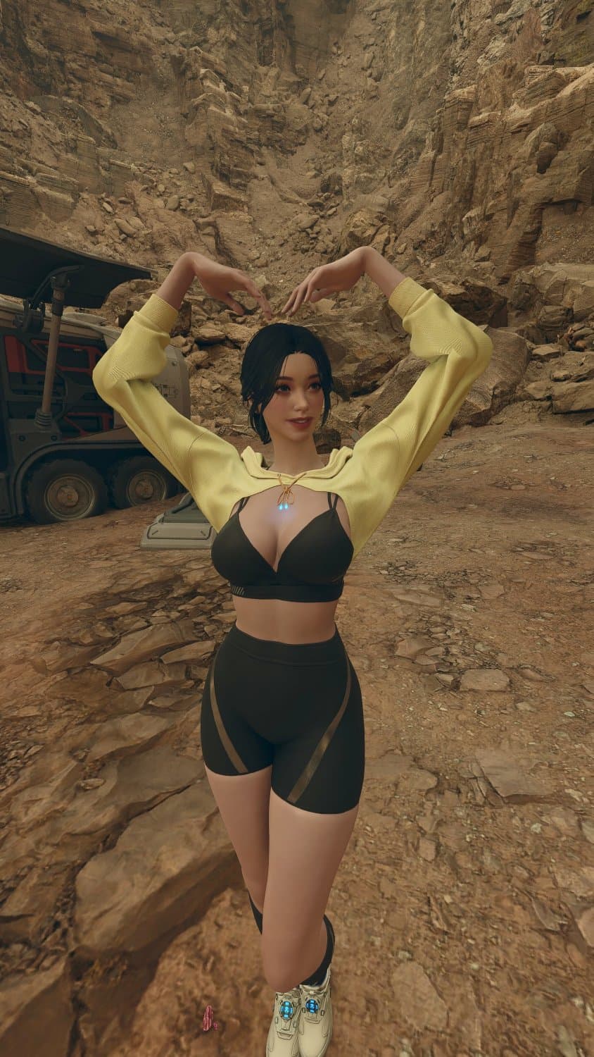 The First Descendents Bunny Sport outfit and Nude