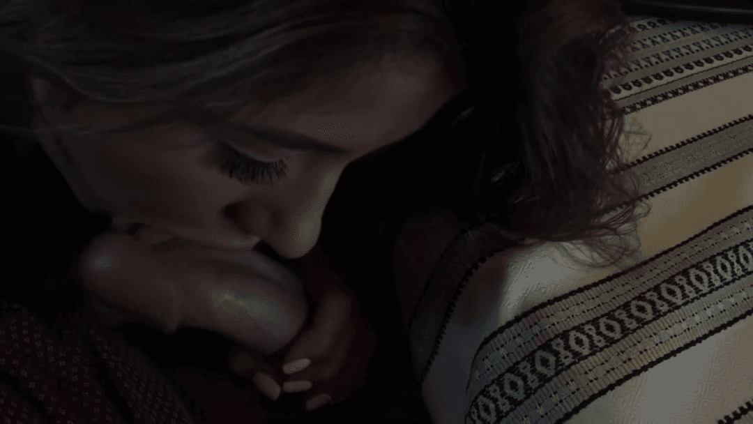 Babe Gives Risky Blowjob In Public Restaurant