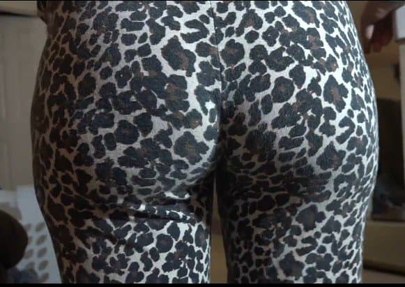 Grabbing her ass in tights ???