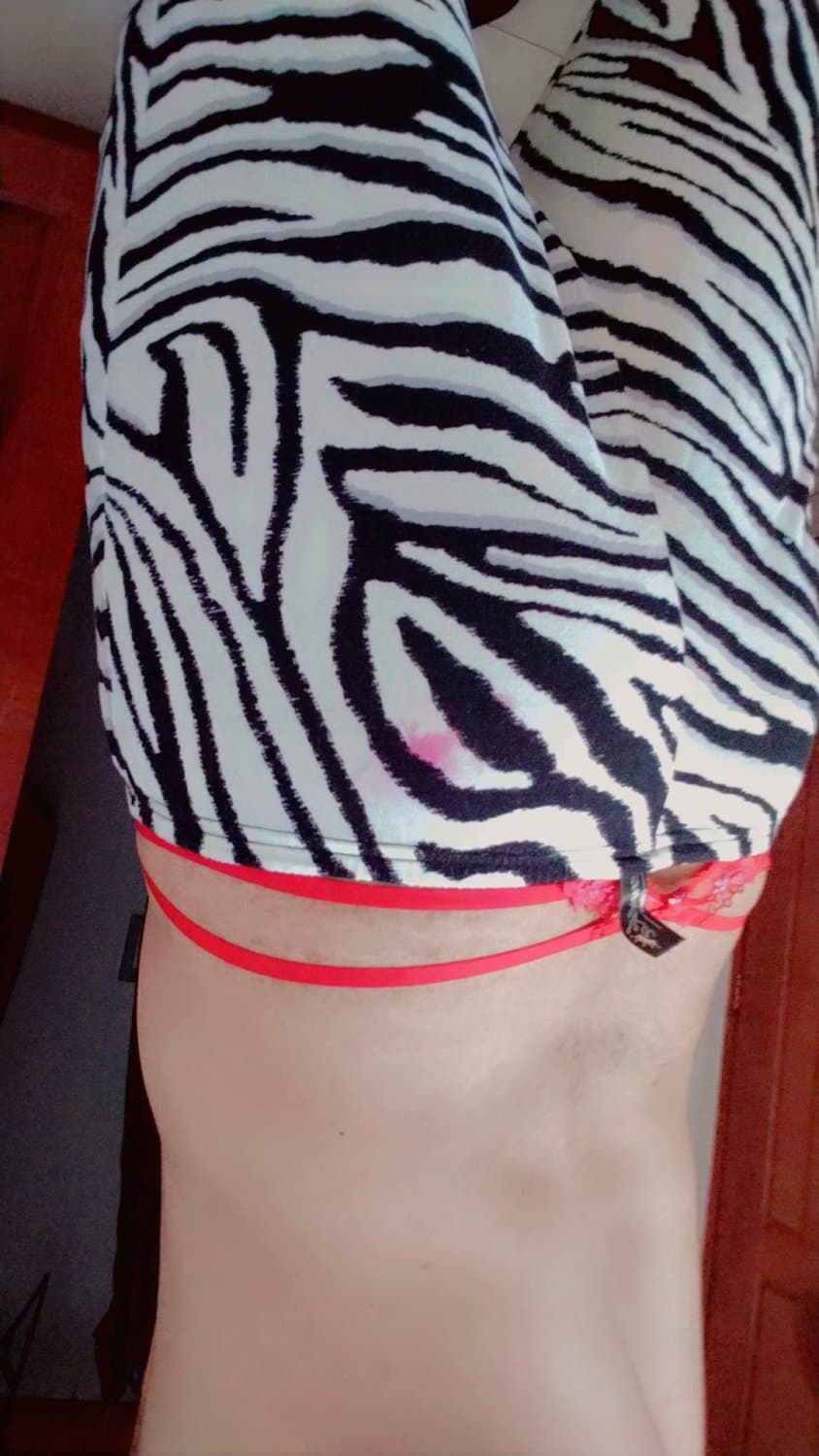 Culo en pijama de cebra