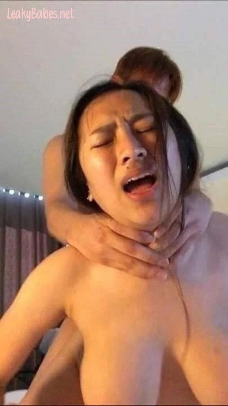 Asian Pilot Babe Big Boobs Blowjob Fucking