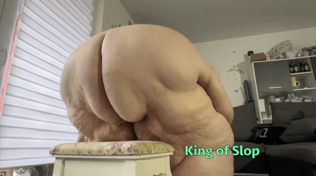 Immobile SSBBW With Sloppy Cellulite Ass