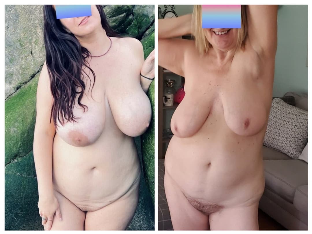 COLLAGE Side by Side Comparison Wife