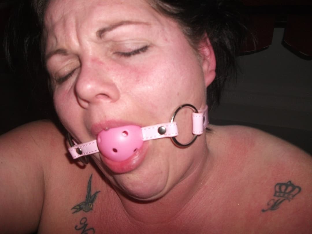 julie j ballgagged