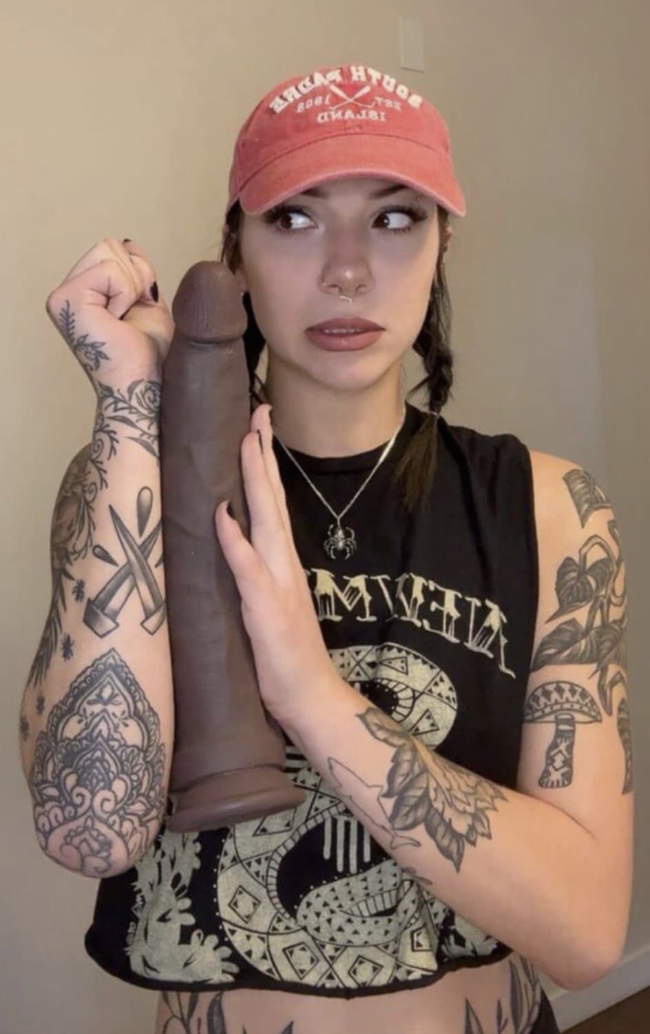 Must Watch - HOW FAR CAN SHE TAKE THIS BBC DILDO?