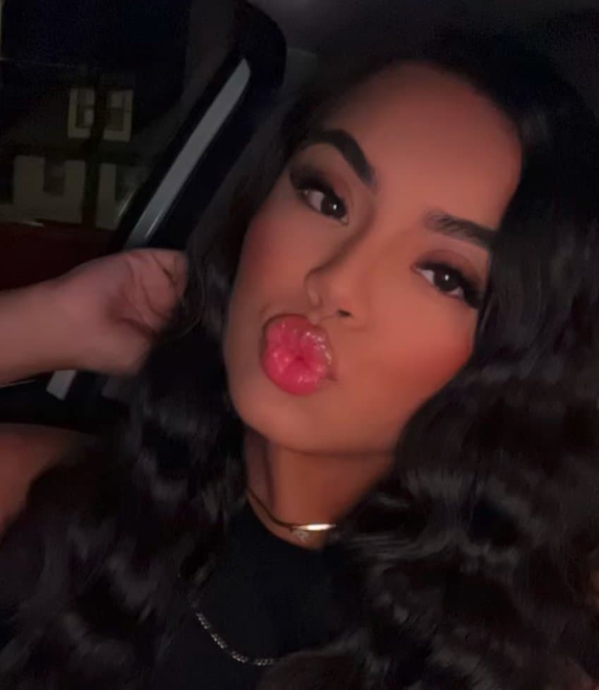 Military Latina loves showing off