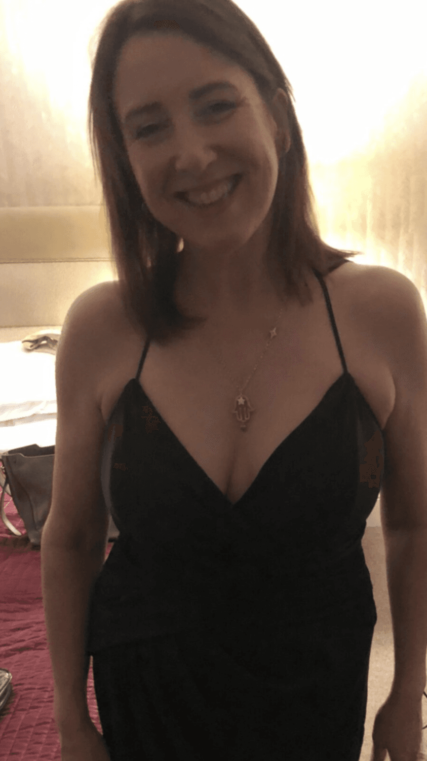 Perfectly enhanced fun bags on this MILF whore