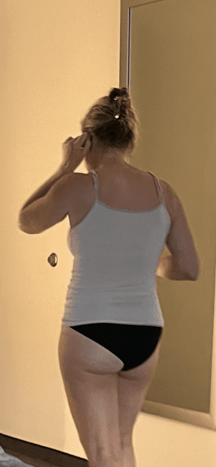 DM me to see her all nudes. Tits, ass and pussy. Exposing amateur wife webslut. Get black pants off