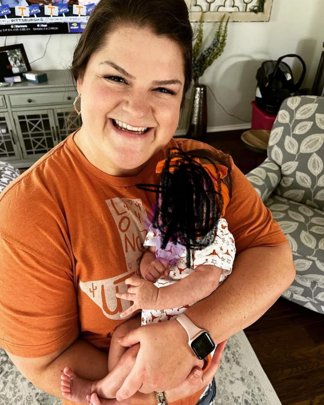 She is pregnant with someone else’s baby