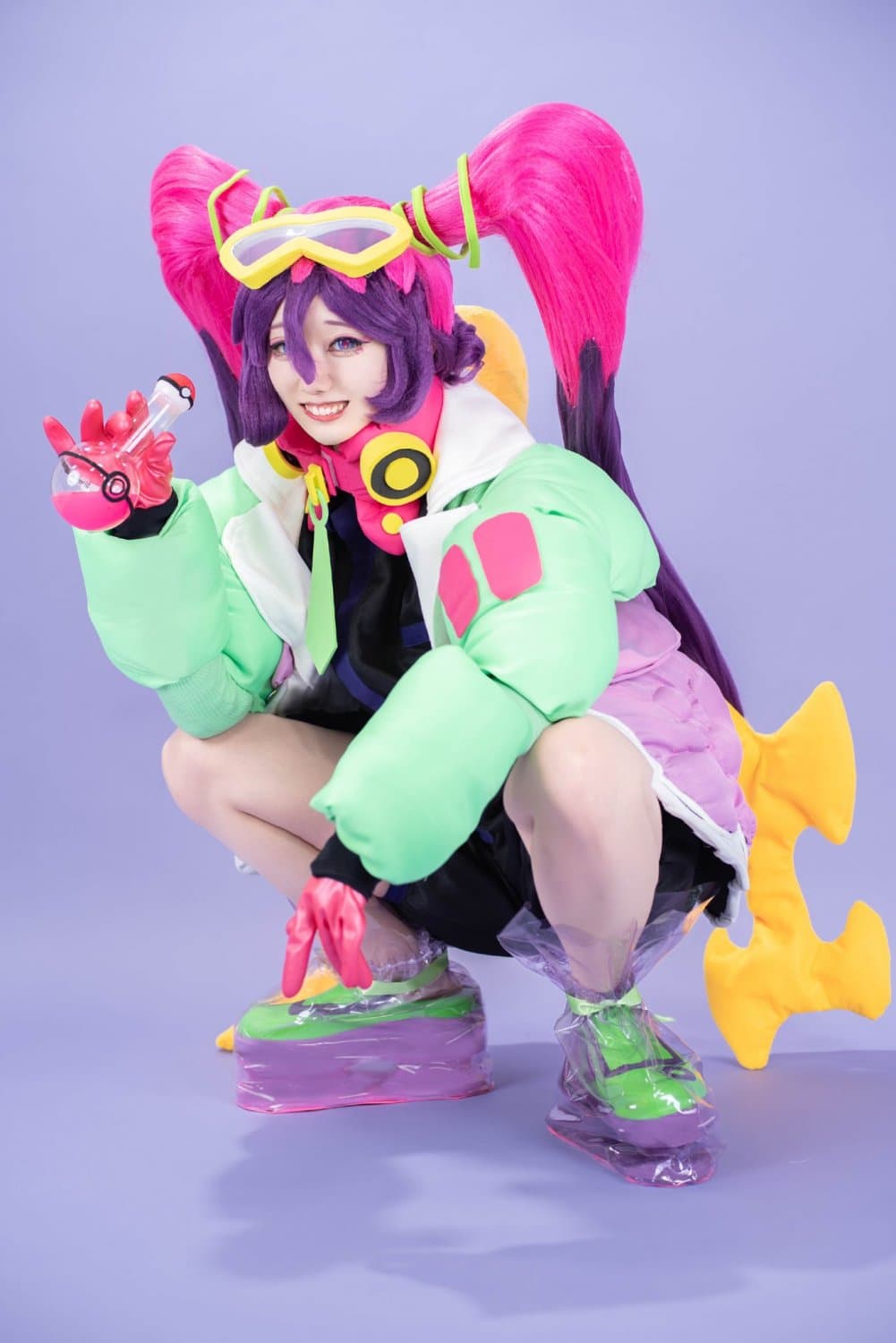 Hatsune miku: pokemiku poison type cosplay