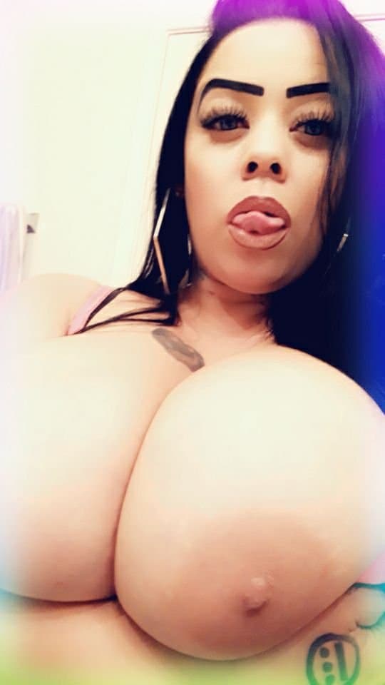 Latina chola has massive tits and loves cum on her lips and massive tits