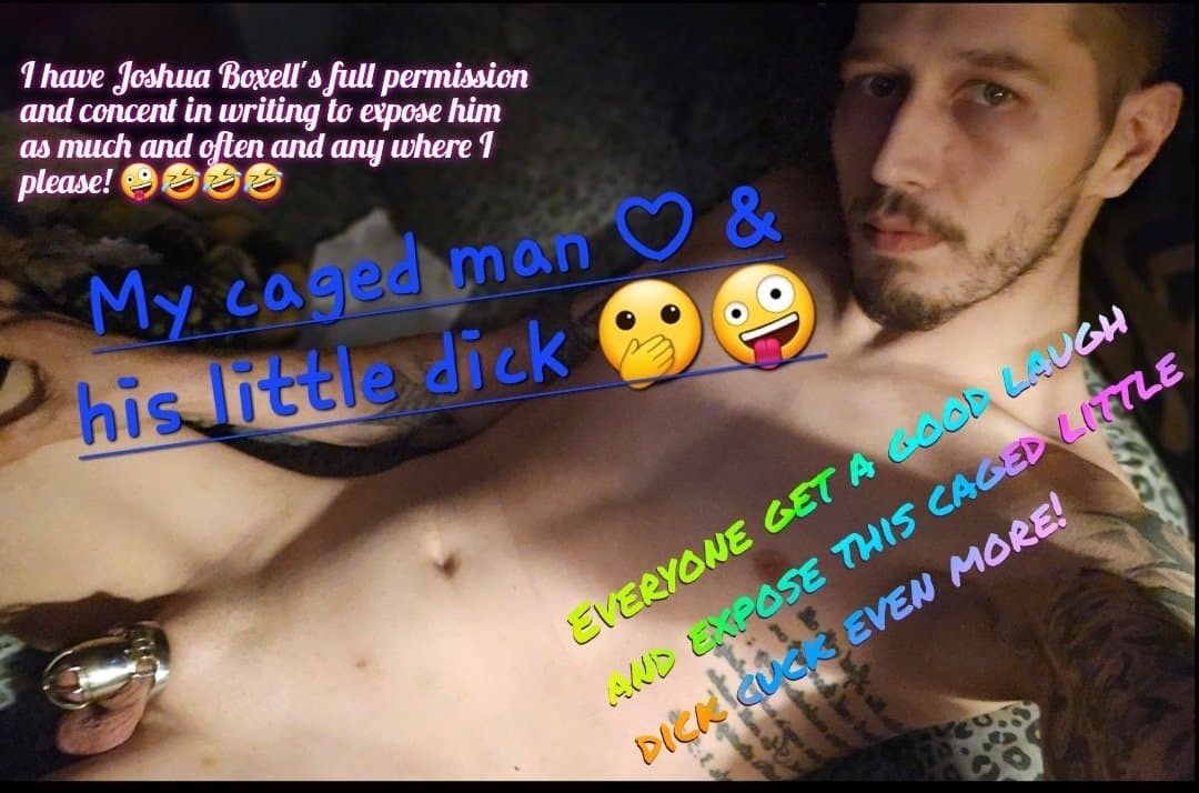 Joshua Boxell caged little dick