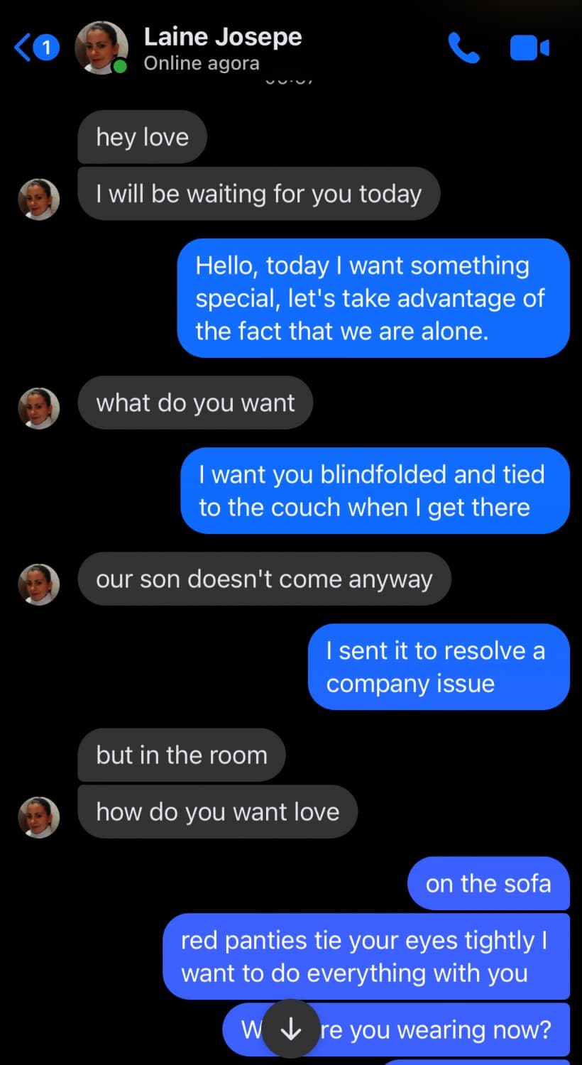 my father went traveling, I pretended to be my father and deceived my mother