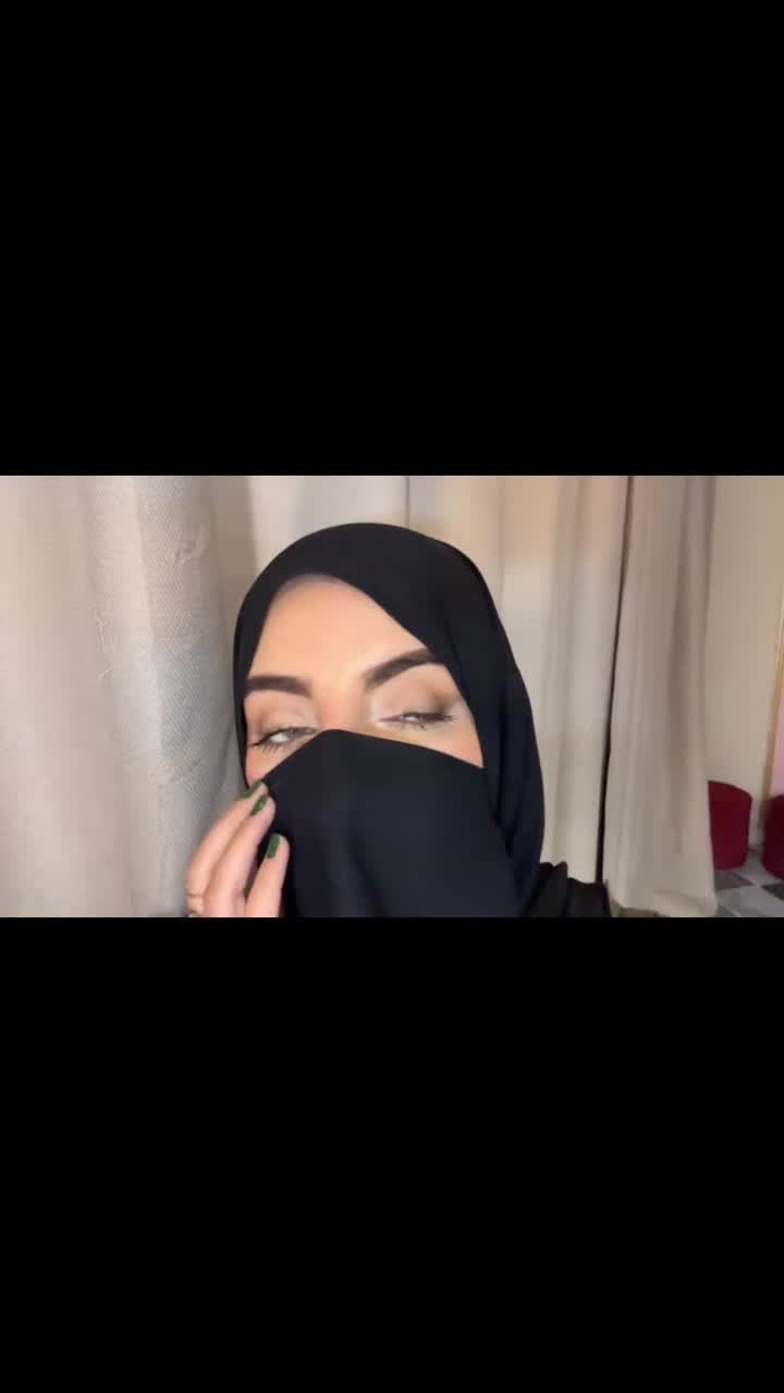 Love her niqab, want to drain all on it
