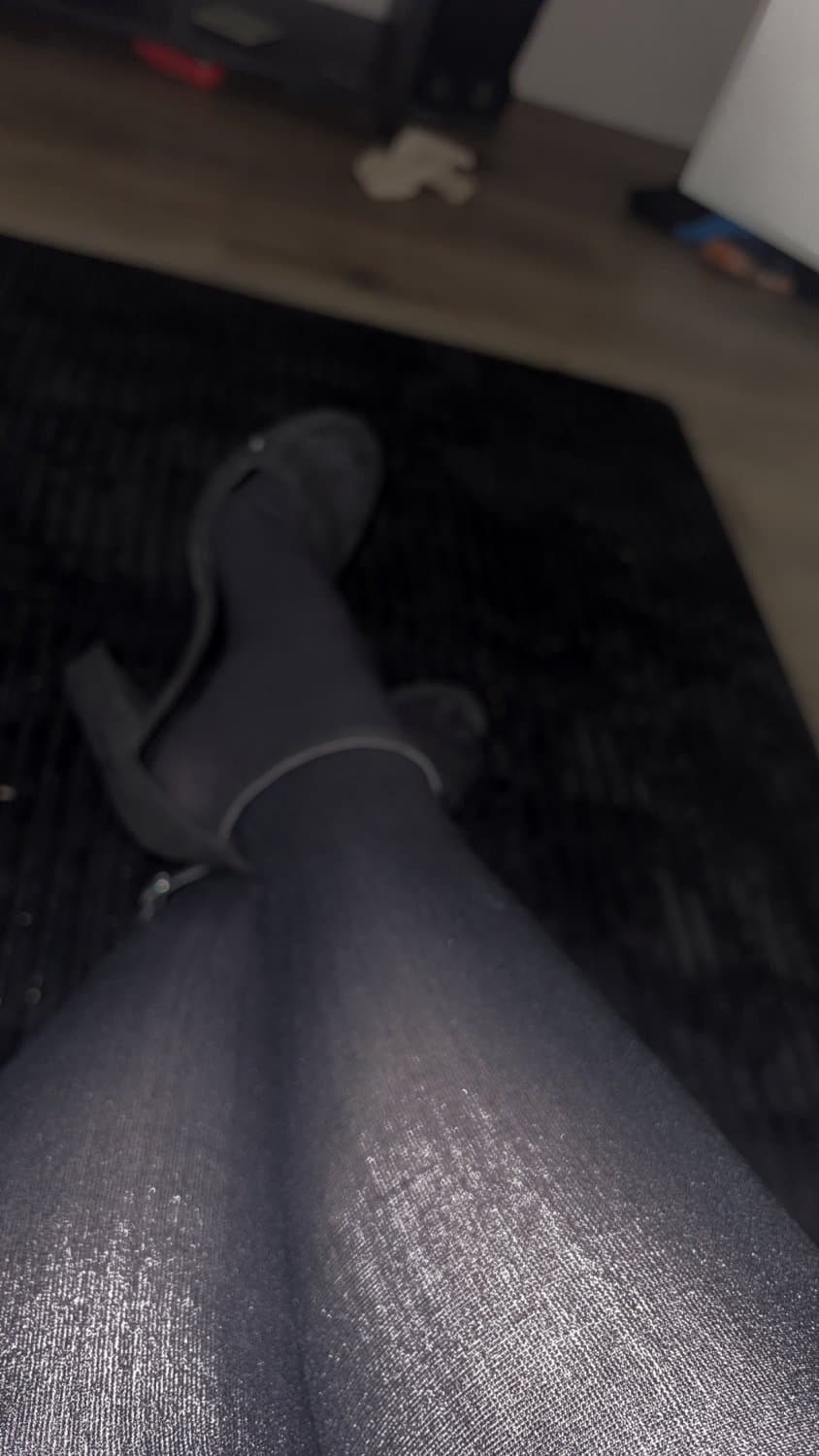 She uses her big tits to titfuck me before giving me a foot job, +more