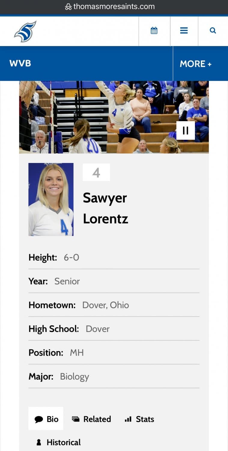 NCAA star Sawyer Lorentz