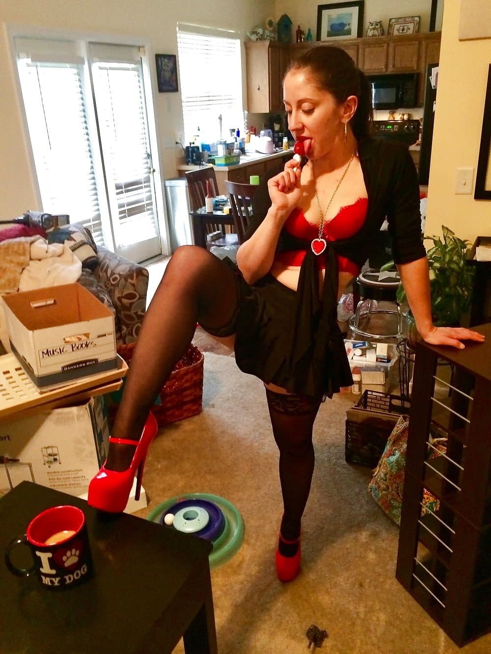 Brandy is my little high heeled slut