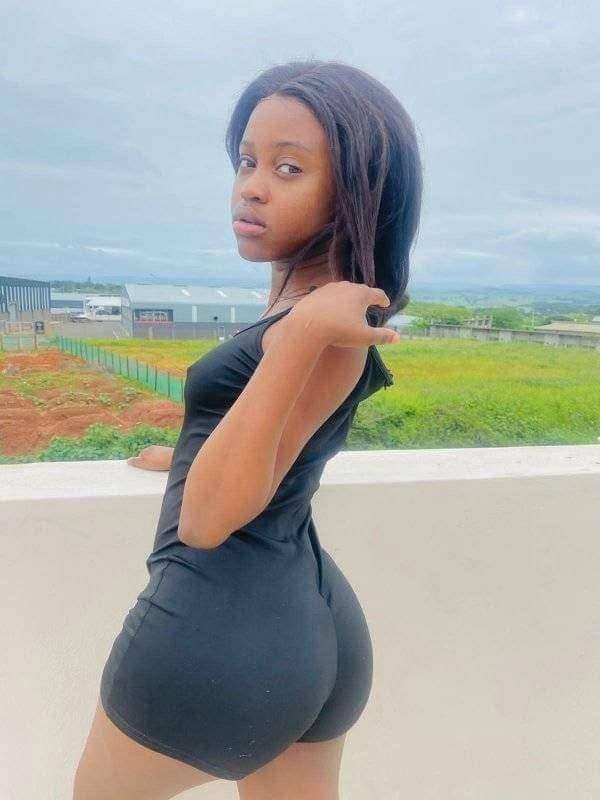Naughty South African teen with a yummy thick ass