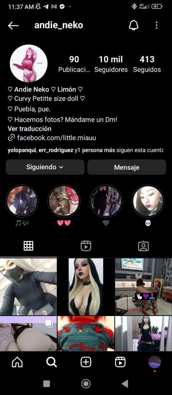 Putita Poblana Andie Neko le gusta que la vean desnuda