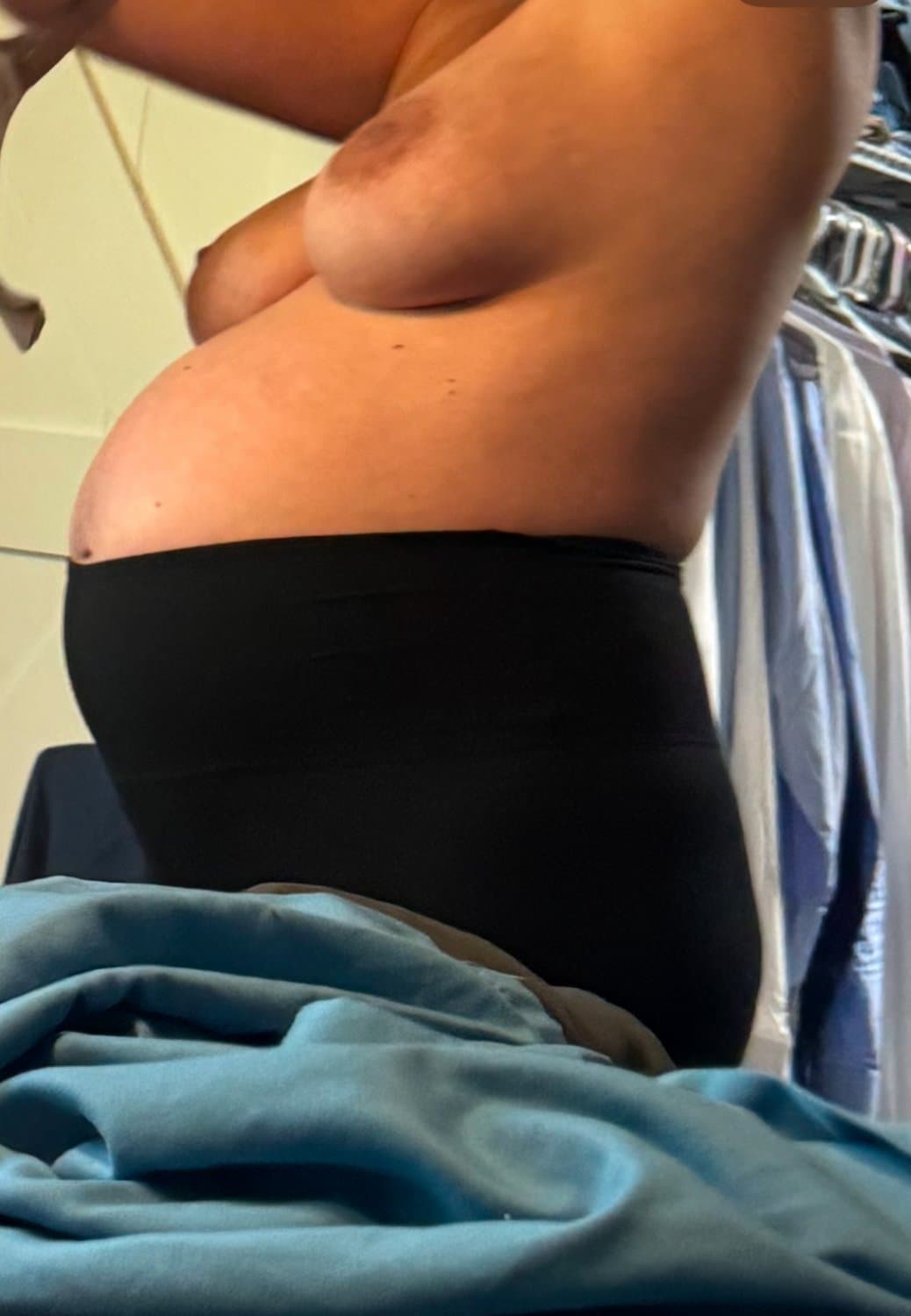 Big tit pregnant wife