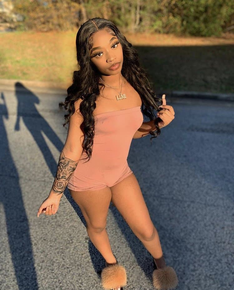 FamousRyleigh Petite Ebony Teen Thot Tiktok Slut MEGA Leaked 2024