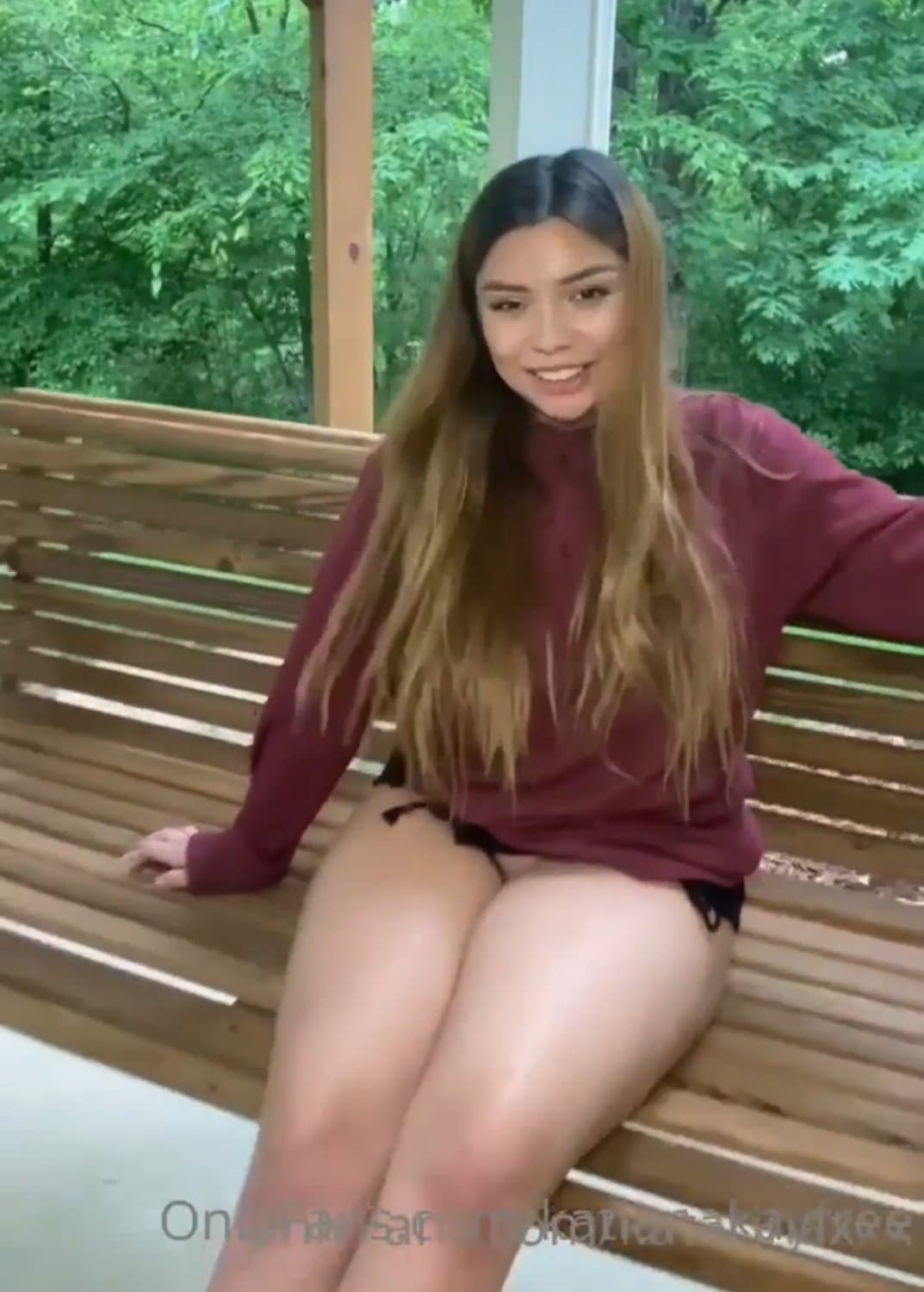 Katina Kay Balcony sex