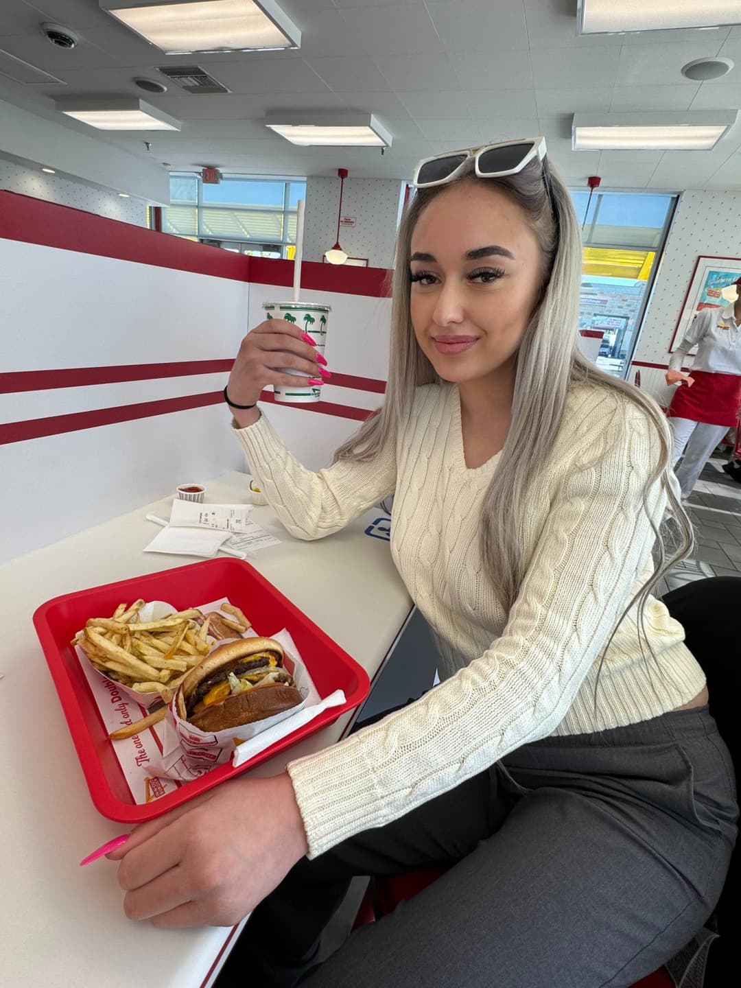 You hungry? Or just hungry for me?