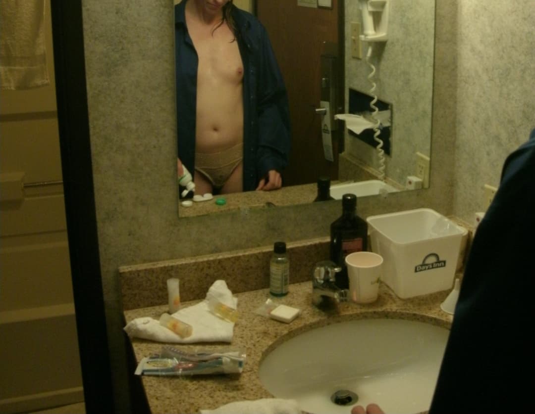 Blonde with small boobs 7