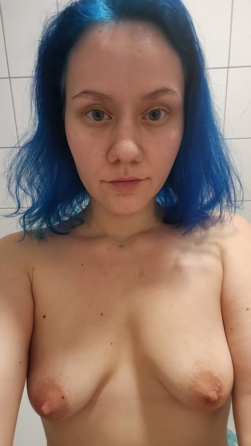 Blue Hair Slut Eli