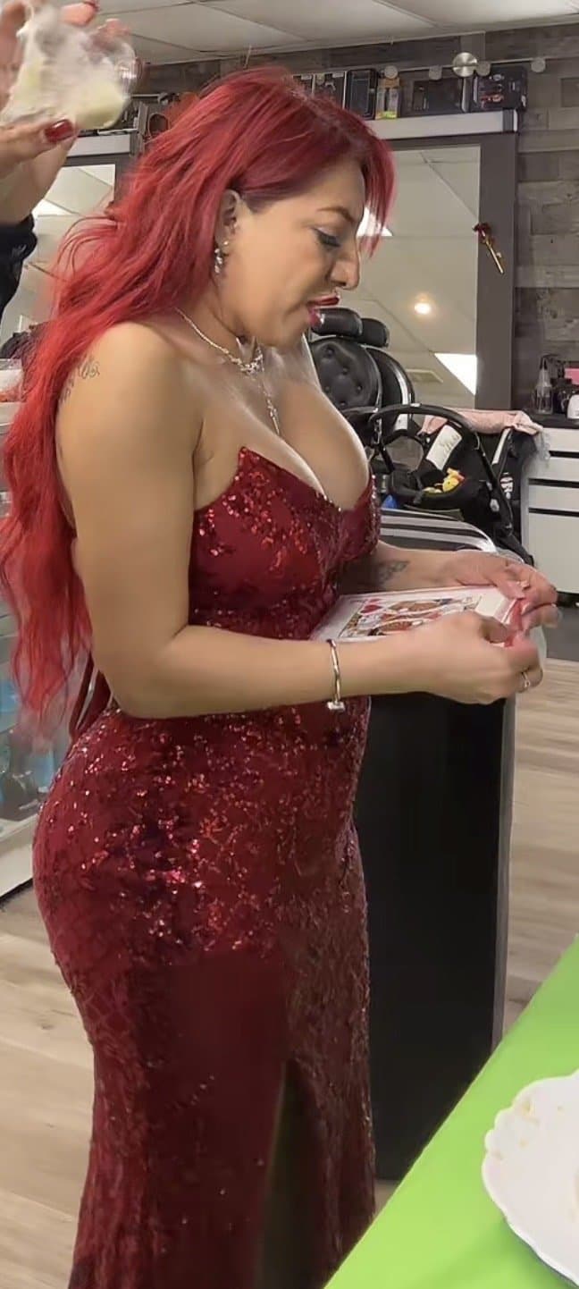 Big tit redhead latina milf slut