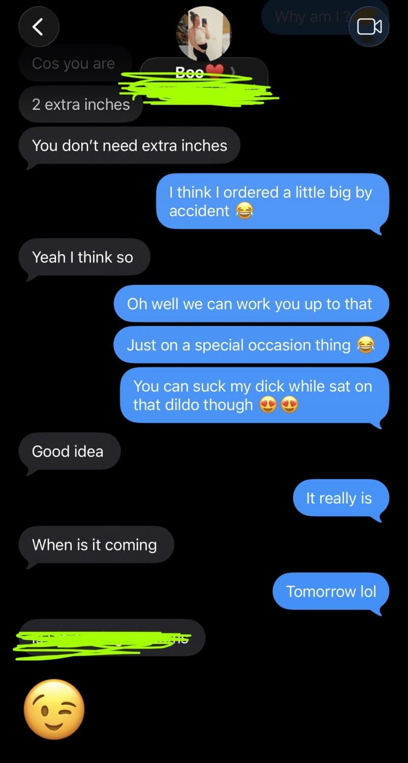 Wife reaction to 10.5 inch cock sleep t ele for vid LJ6808