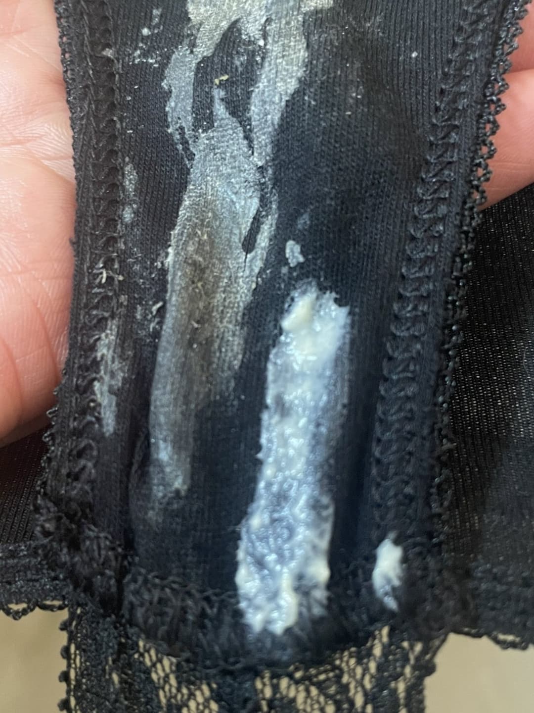 My sister and her creamy dirty panties. She just need some tribs and milk ??