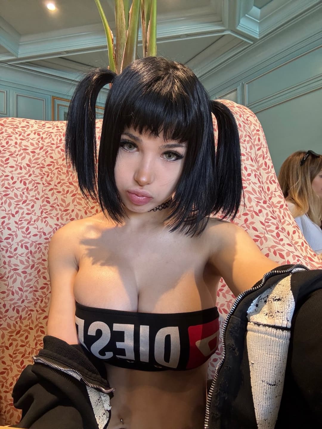 Click to view full size Asian goth have perfect body, perfect tits, busty emo begs for cum
