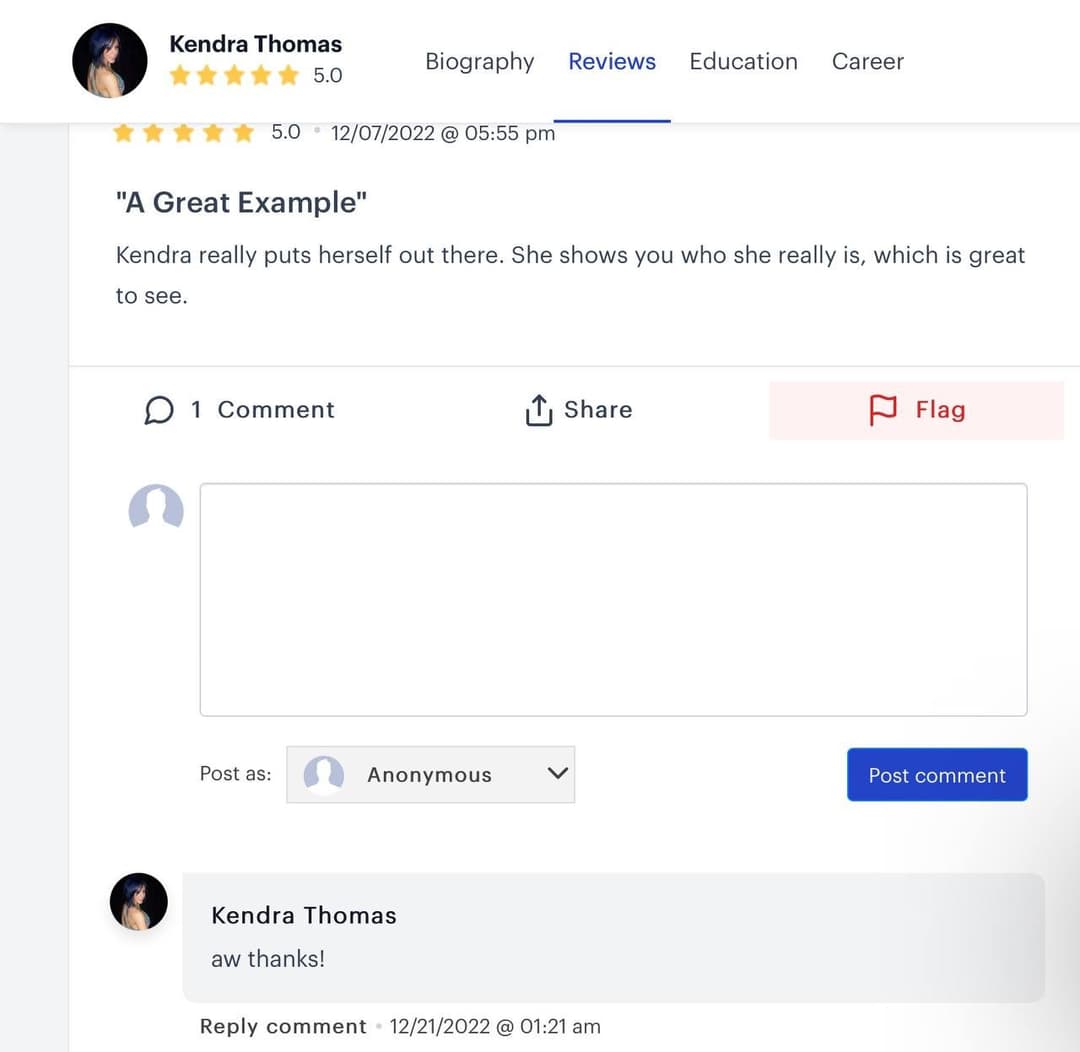 Kendra, famous webslut