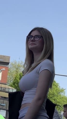 ? Big titty teenie with a juicy peach followed and capped ?