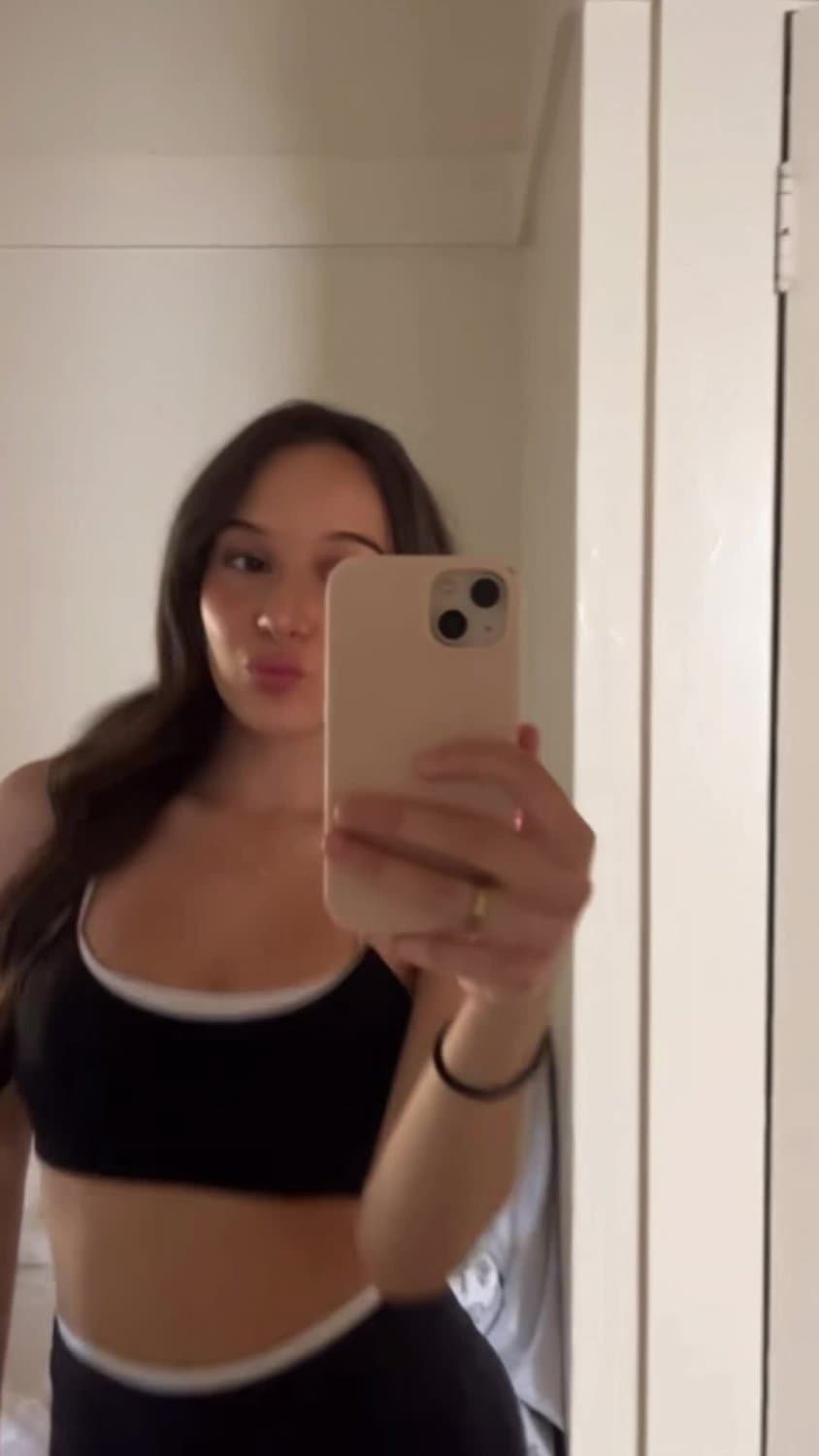 Here’s my little sister Sabina.Please trib, rate and dm me to talk about my little slut.No limits